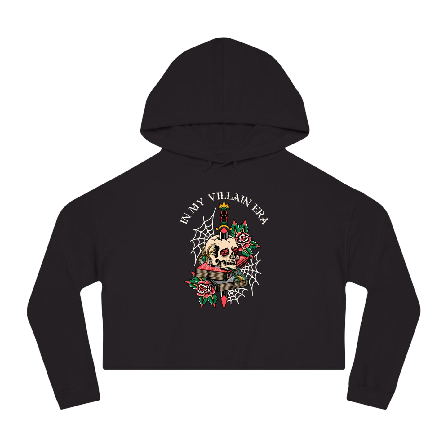 Villain Era Cropped Hooded Sweatshirt