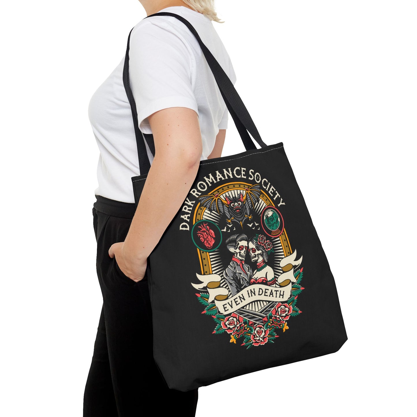 Dark Romance Society Bat Tote Bag