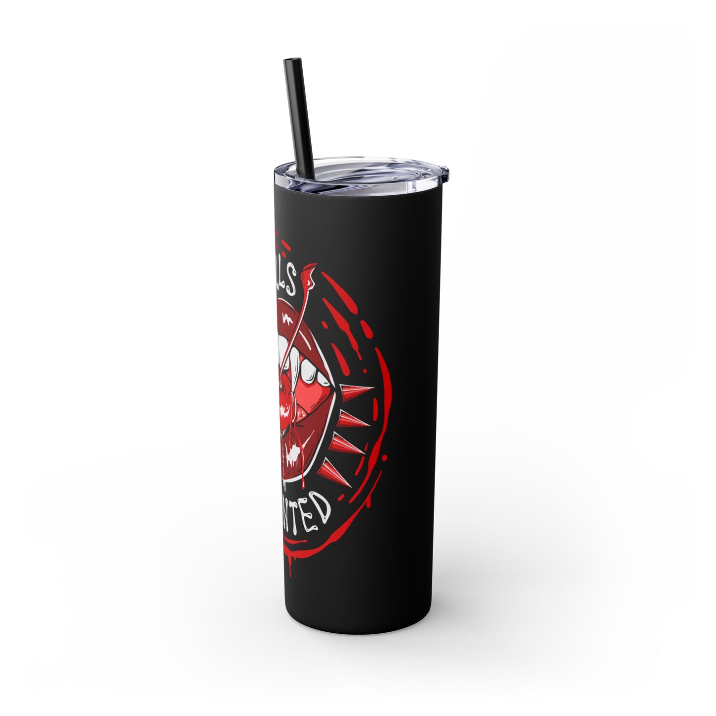 Skinny Tumbler with Straw, 20oz
