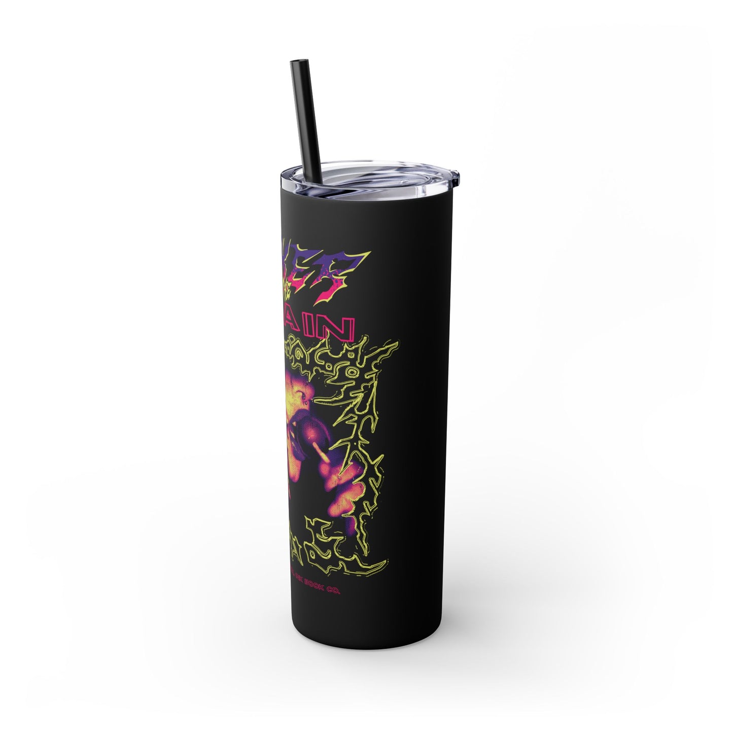Skinny Tumbler with Straw, 20oz