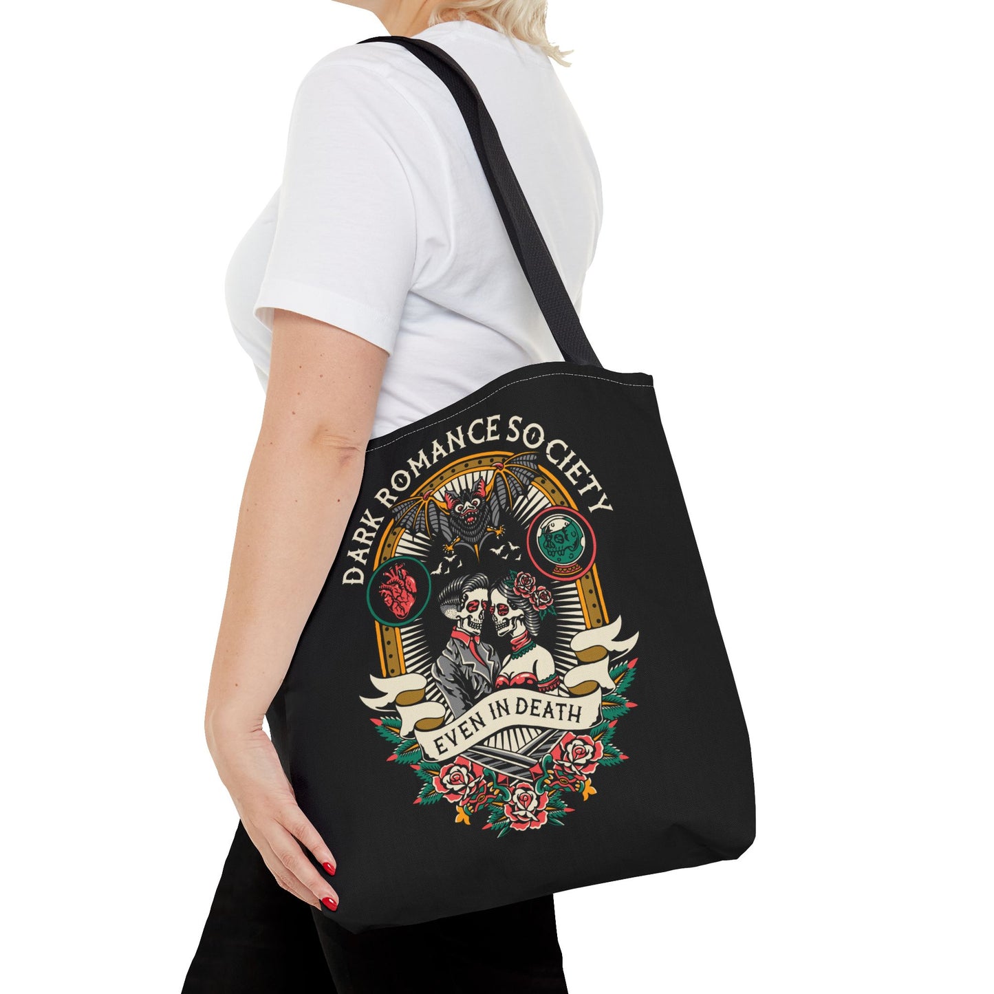 Dark Romance Society Bat Tote Bag