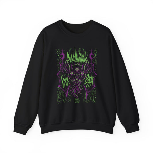 NI Neon Bat Crewneck Sweatshirt