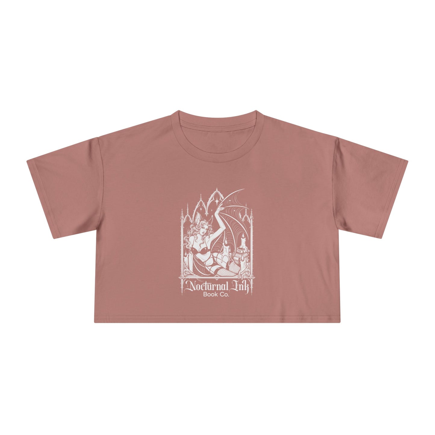 Nocturnal Bat Women's Crop Tee