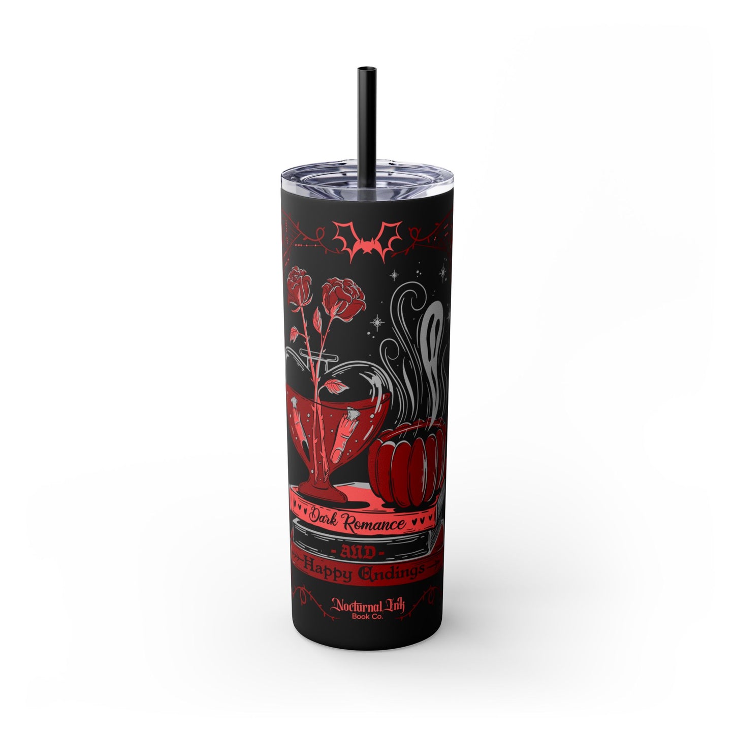Skinny Tumbler with Straw, 20oz