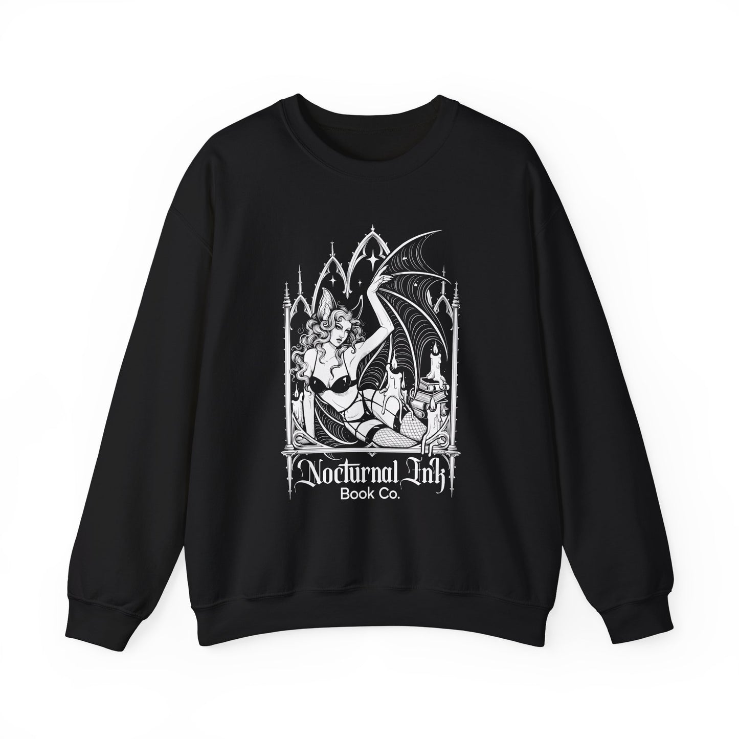 Nocturnal Bat Crewneck Sweatshirt