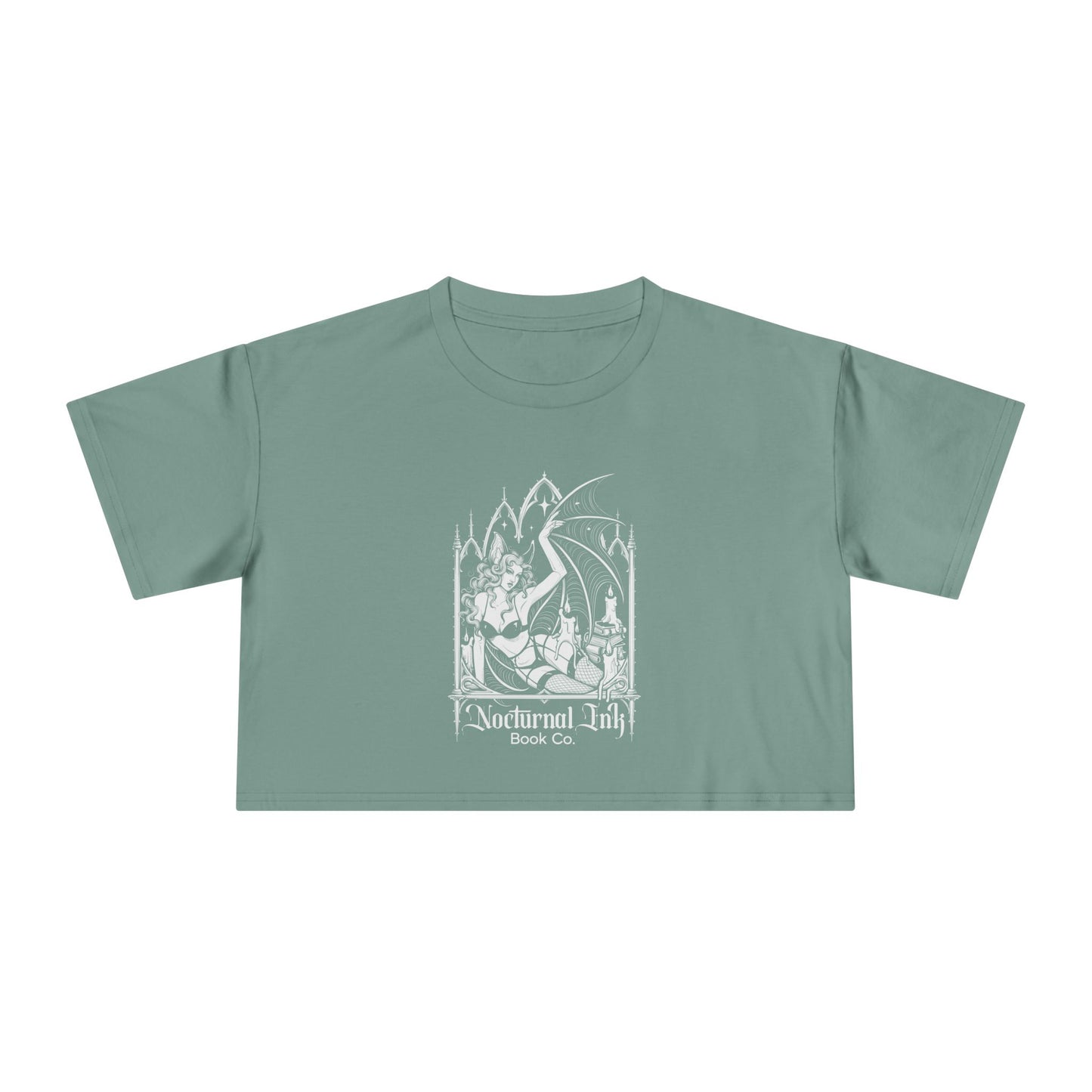 Nocturnal Bat Women's Crop Tee