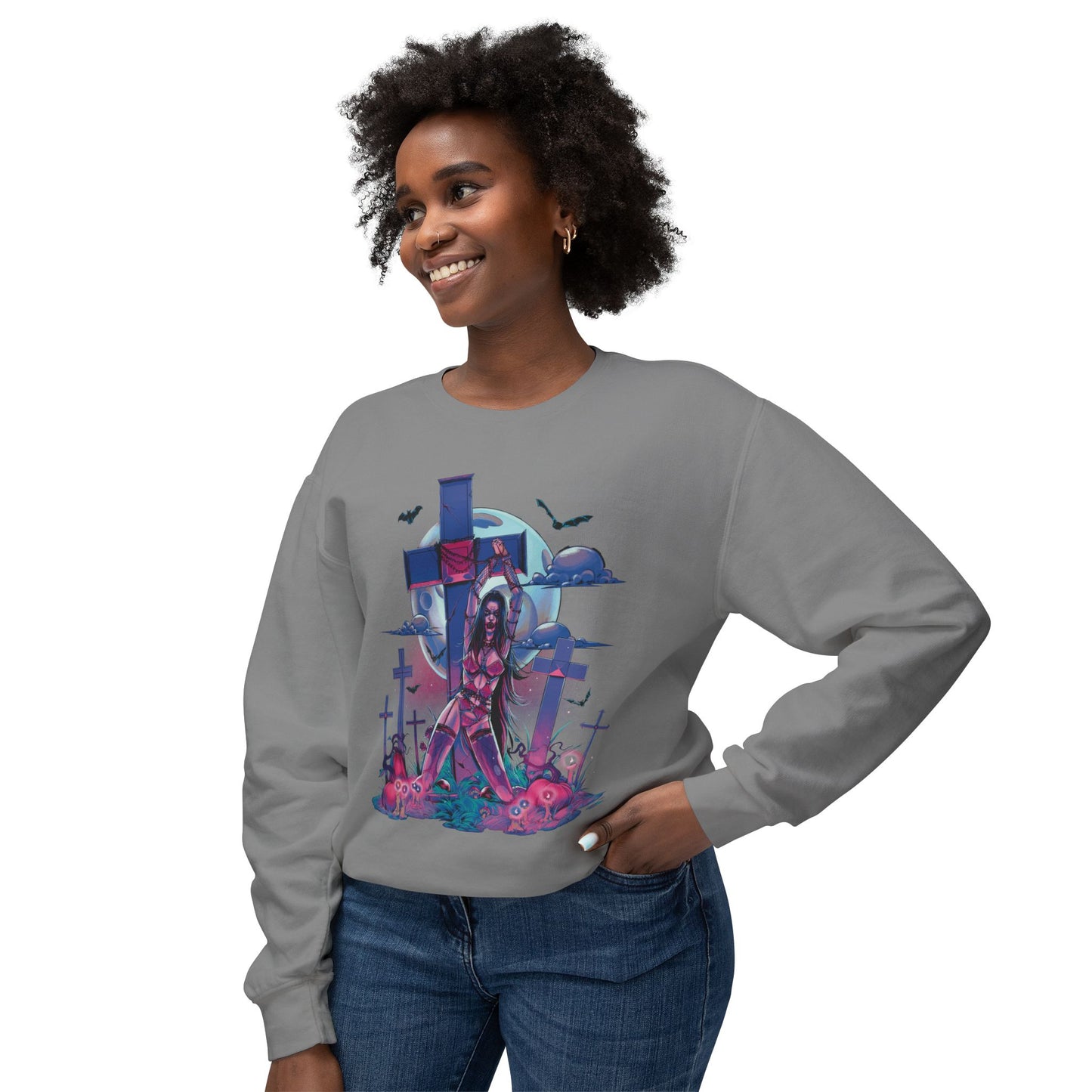 Nocturnal Nymphs Vampire Comfort Color Sweatshirt