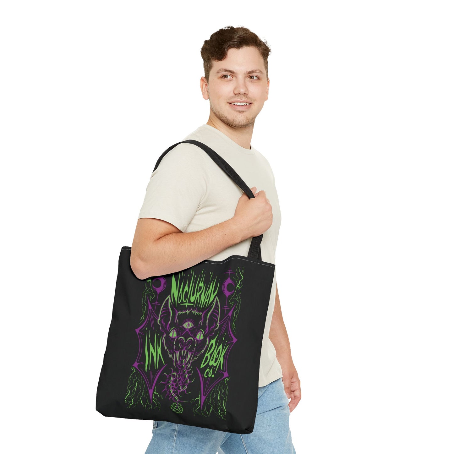 NI Neon Bat Tote Bag