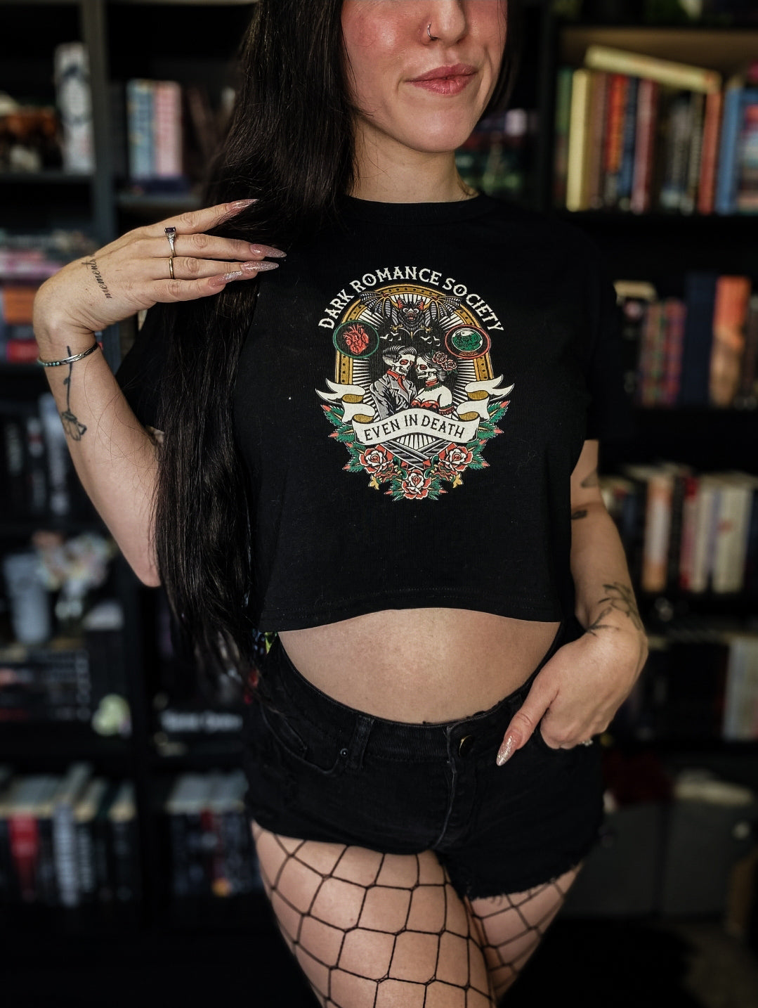 Dark Romance Society Women's Crop Tee