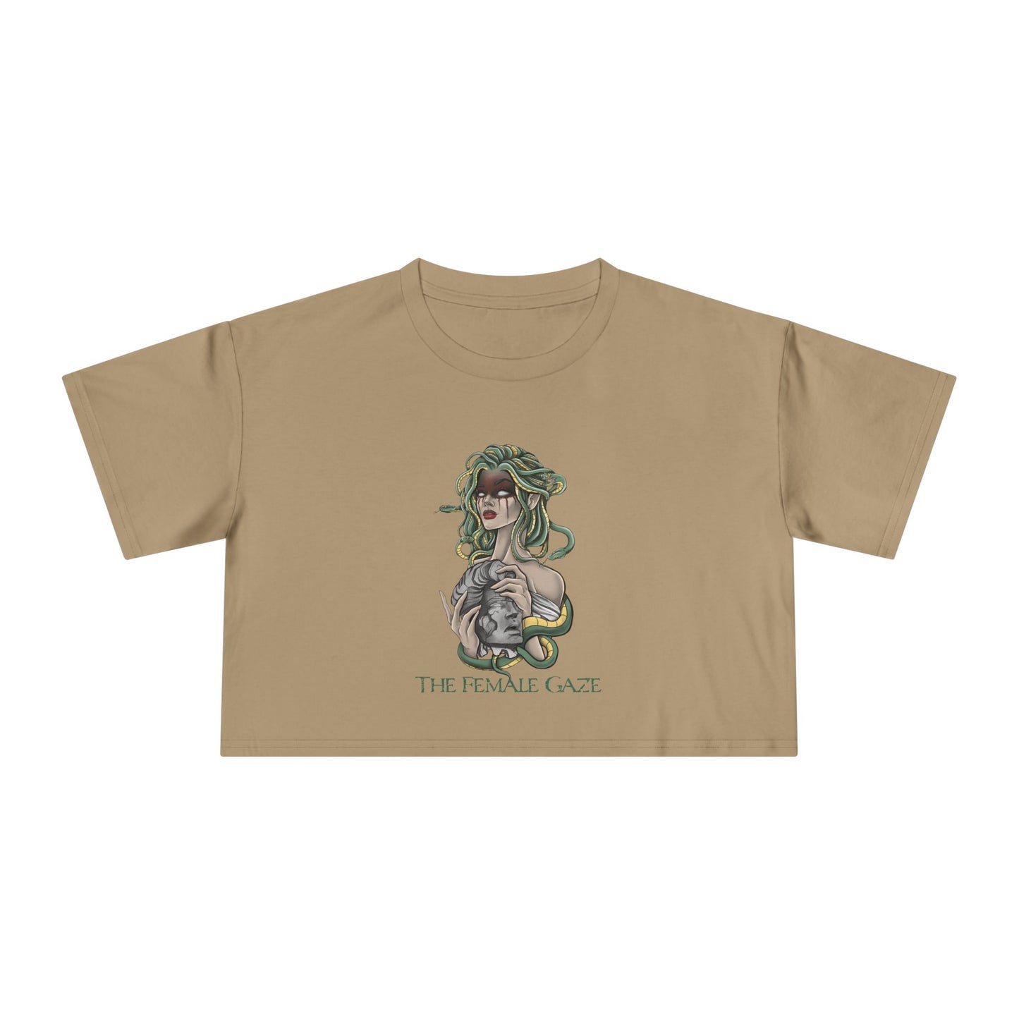 The Female Gaze Women's Crop Tee