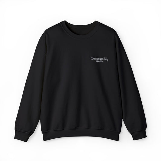 Nocturnal Ink Embroidered Crewneck Sweatshirt