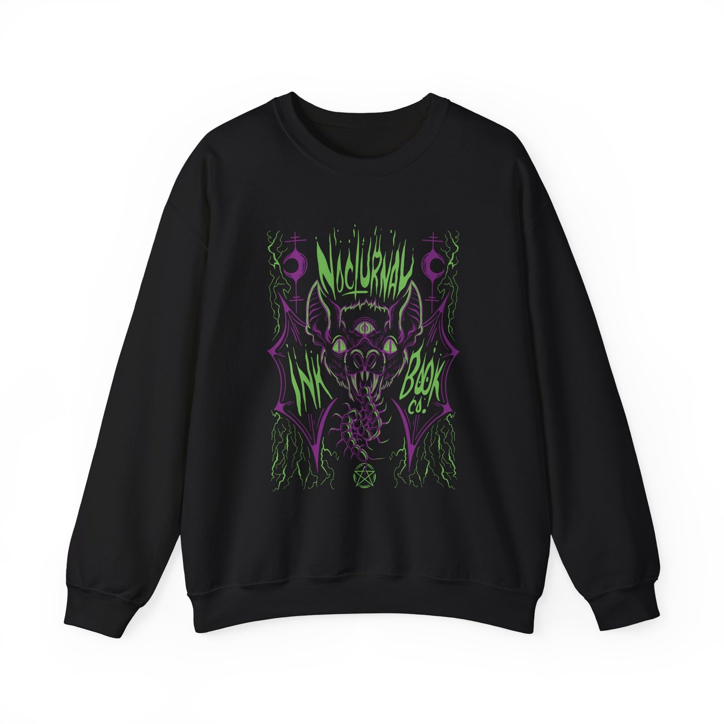 NI Neon Bat Crewneck Sweatshirt
