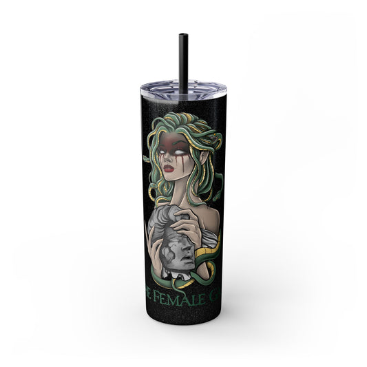 The Female Gaze 20oz Skinny Tumbler with Straw